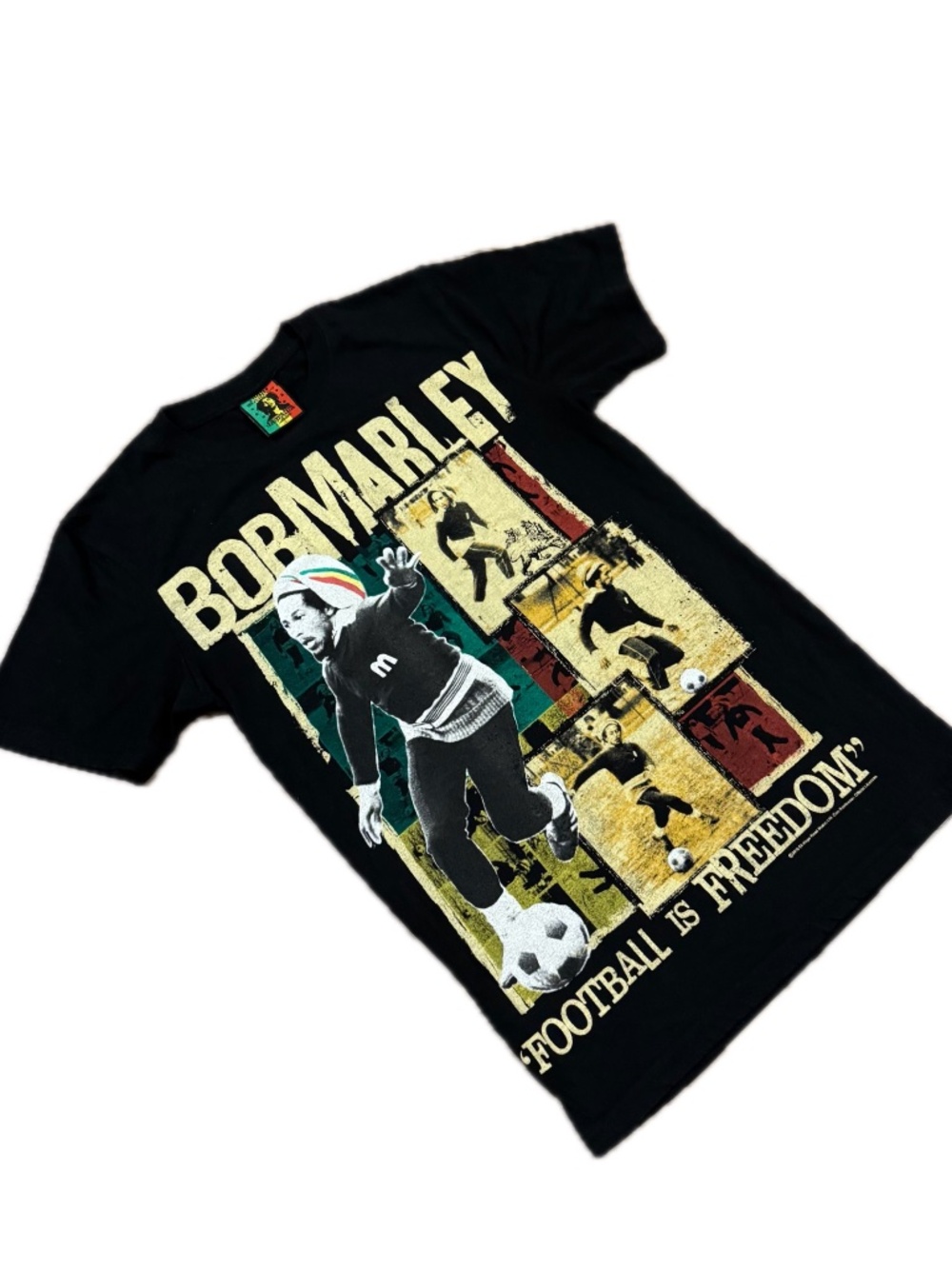 2010 Zion Rootswear Bob Markey T-Shirt Women’s Size Small Black Short Sleeve Tee
